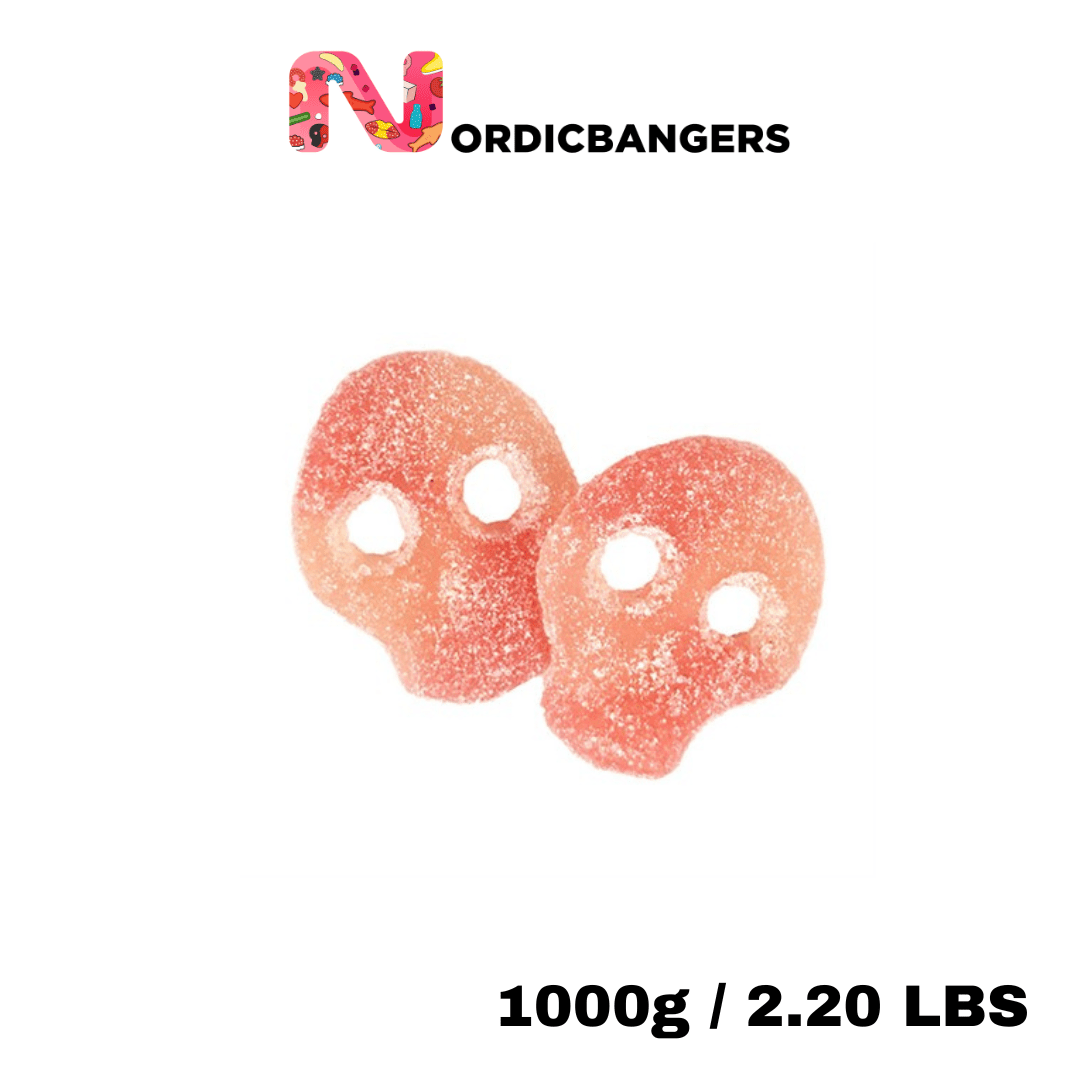 Swedish Candy - Sour skull pink - Nordicbangers