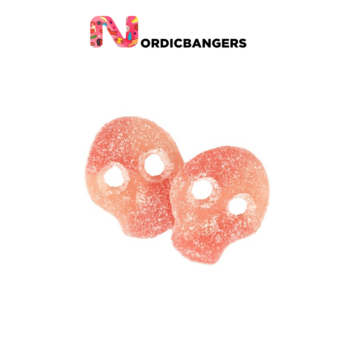Swedish Candy - Sour skull pink - Nordicbangers