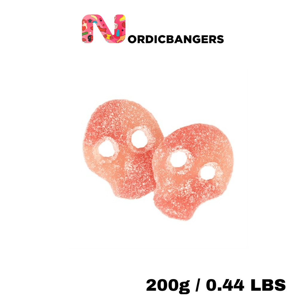 Swedish Candy - Sour skull pink - Nordicbangers