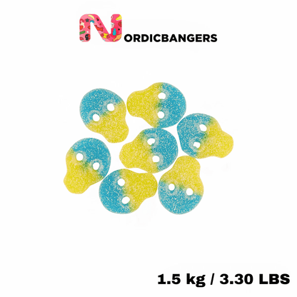 Swedish candy - Swedish sour skull - Nordicbangers