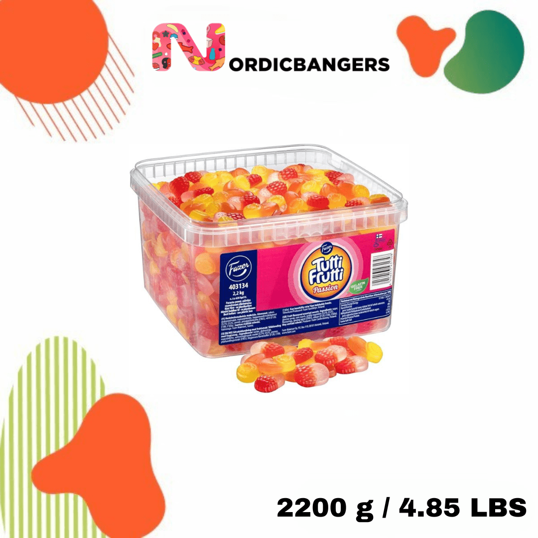 Swedish Candy - TUTTI FRUTTI PASSION - Nordicbangers