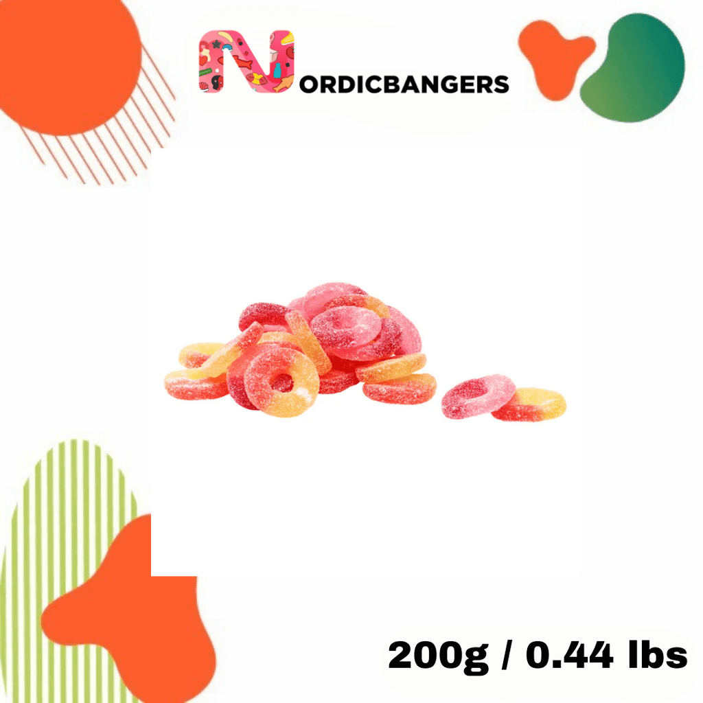 Swedish Candy - TUTTI FRUTTI RINGS - Nordicbangers