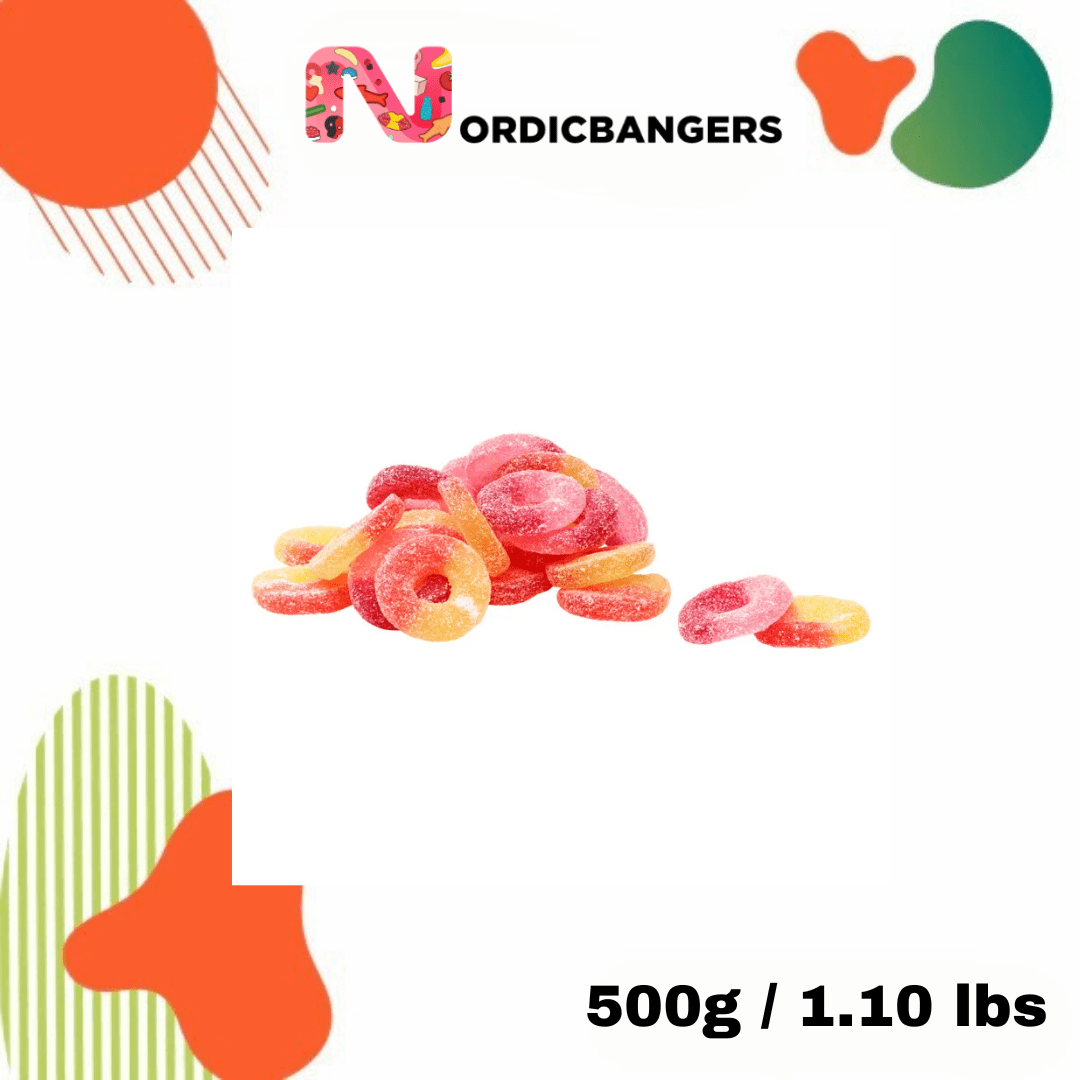 Swedish Candy - TUTTI FRUTTI RINGS - Nordicbangers