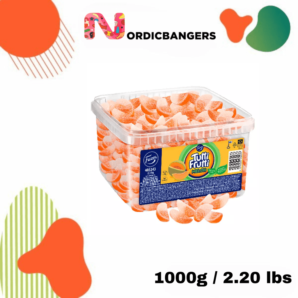 Swedish Candy - Tutti Frutti Sour Melon - Nordicbangers