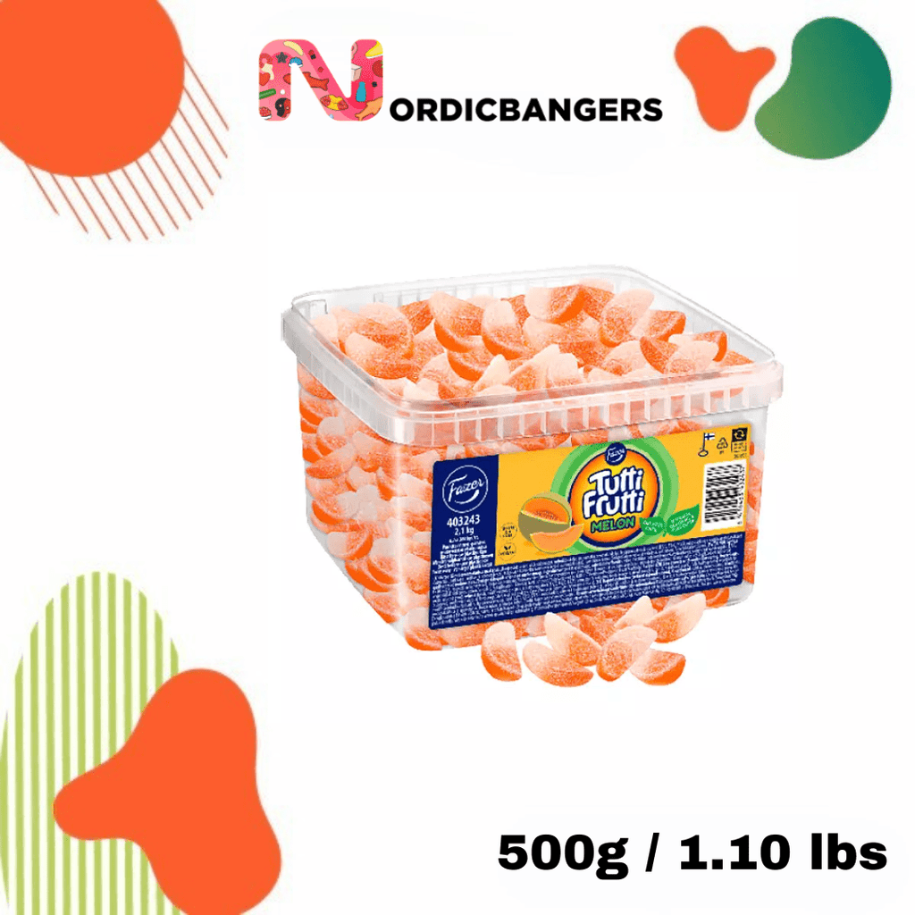 Swedish Candy - Tutti Frutti Sour Melon - Nordicbangers