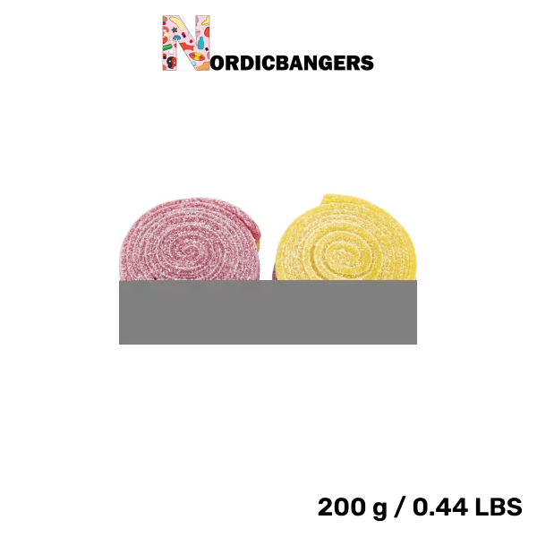 Swedish Candy - VIDAL Strawberry Lemon Roll - Nordicbangers