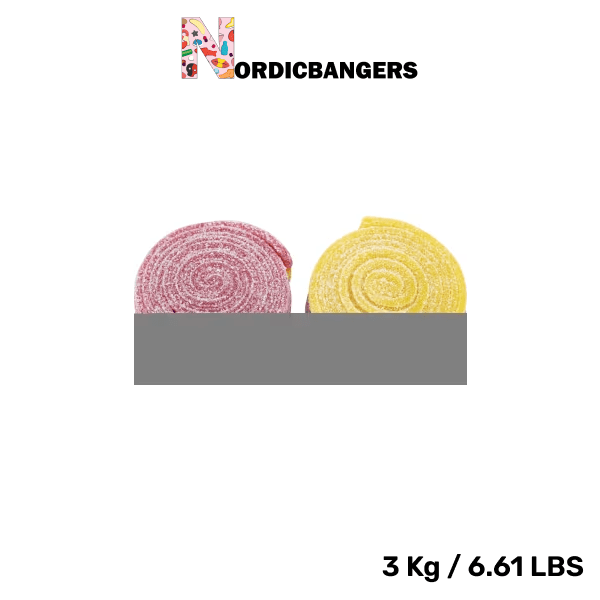 Swedish Candy - VIDAL Strawberry Lemon Roll - Nordicbangers