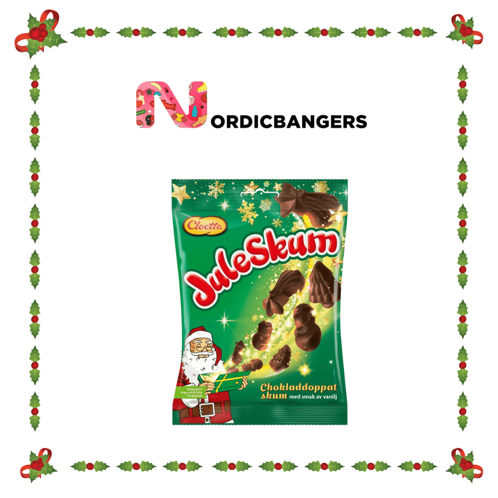 Swedish Christmas Candy - Cloetta Chocolate - Covered Juleskum 140g - Nordicbangers