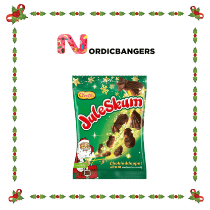 Swedish Christmas Candy - Cloetta Chocolate - Covered Juleskum 140g - Nordicbangers