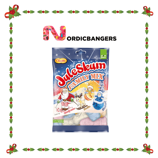 Swedish Christmas Candy - Cloetta Juleskum FAMILY MIX - Nordicbangers
