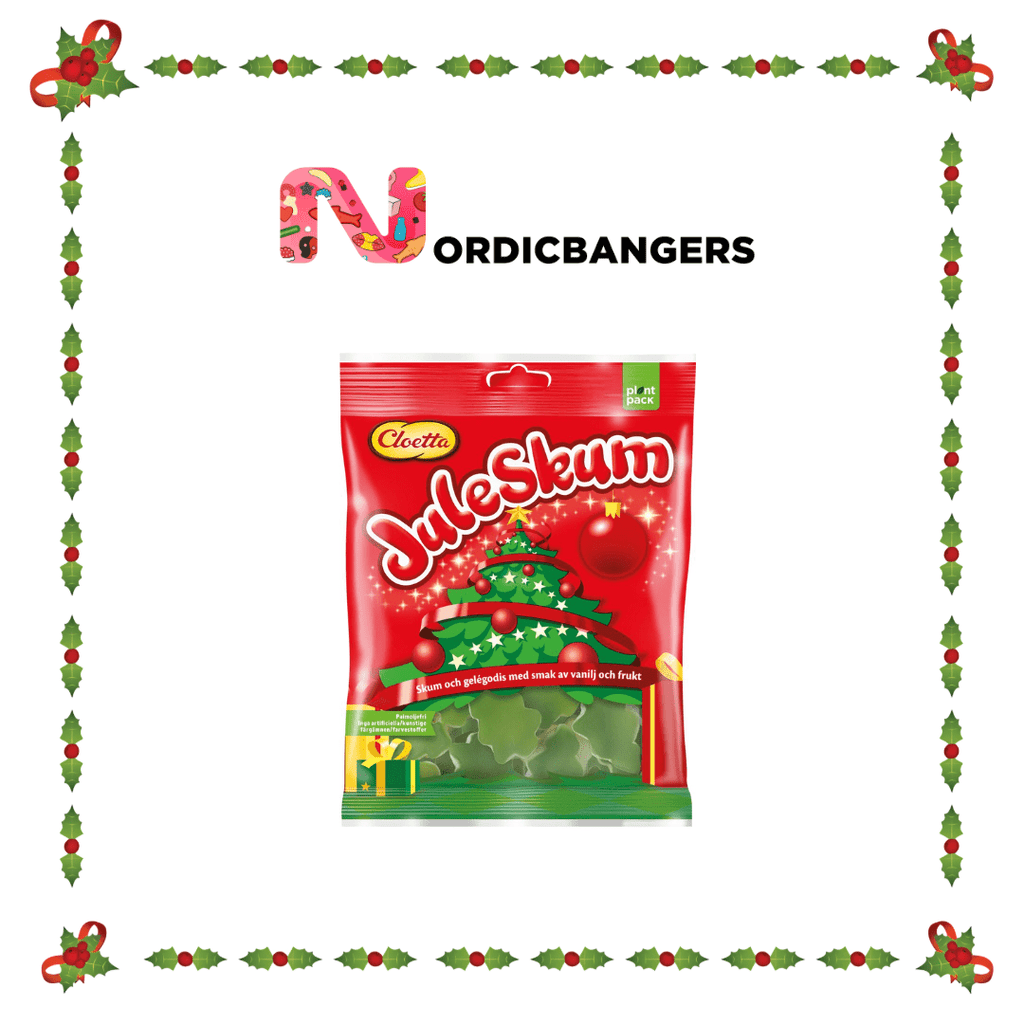 Swedish Christmas Candy - Cloetta Juleskum Xmas Trees – 100 g - Nordicbangers