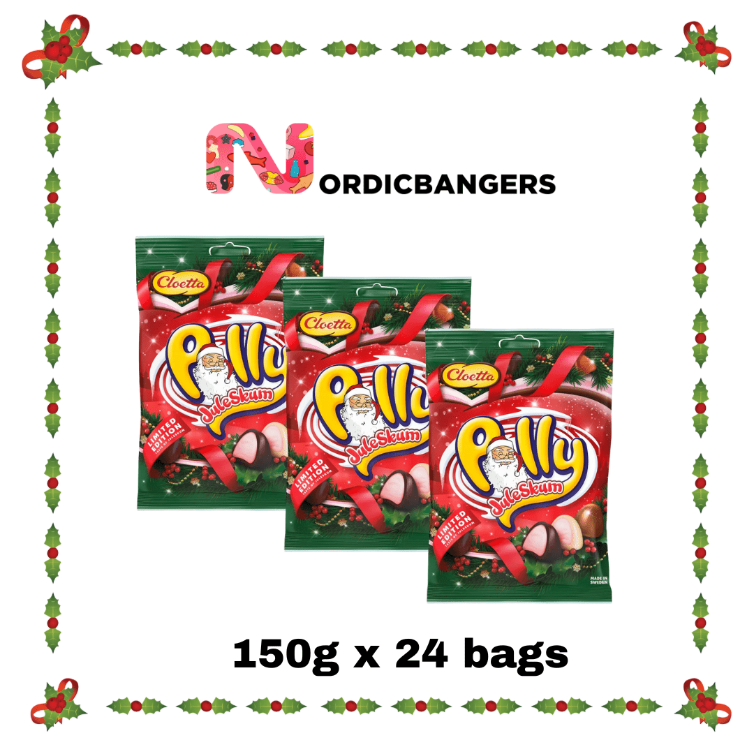 Swedish Christmas Candy - Cloetta Polly Juleskum – 150 g Bag - Nordicbangers