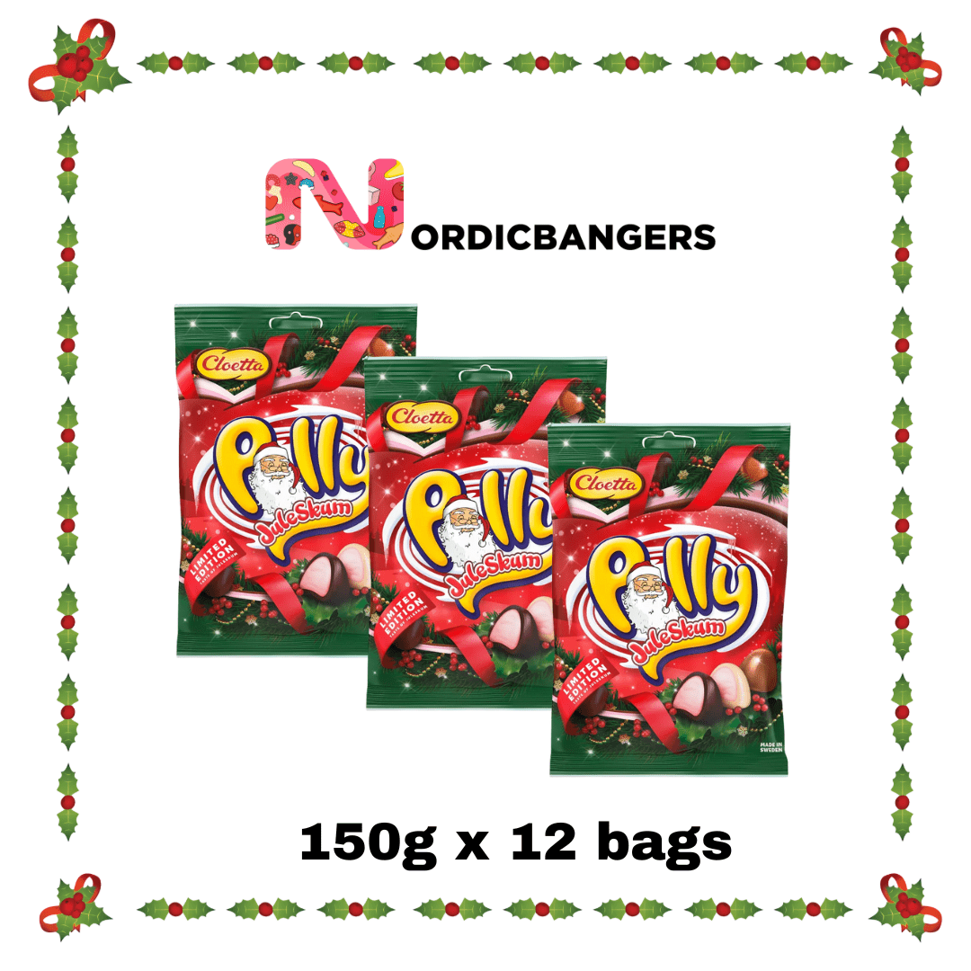 Swedish Christmas Candy - Cloetta Polly Juleskum – 150 g Bag - Nordicbangers