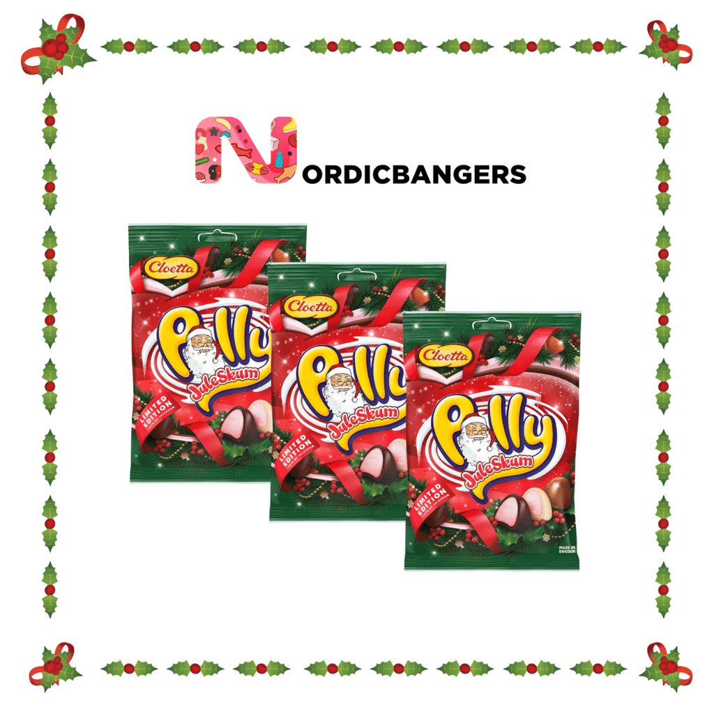 Swedish Christmas Candy - Cloetta Polly Juleskum – 150 g Bag - Nordicbangers