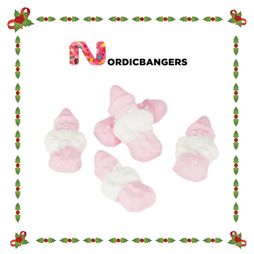 Swedish Christmas Candy - Dals Santa Marshmallows - Nordicbangers