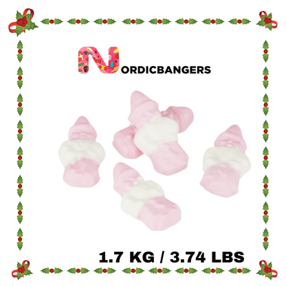 Swedish Christmas Candy - Dals Santa Marshmallows - Nordicbangers