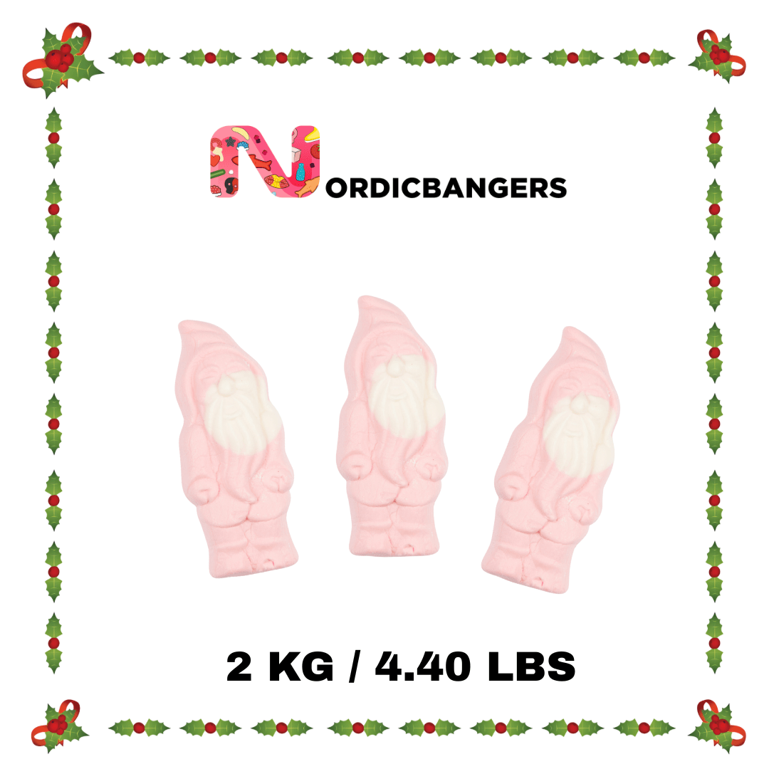 Swedish Christmas Candy - Giant Marshmallow Santa - Nordicbangers