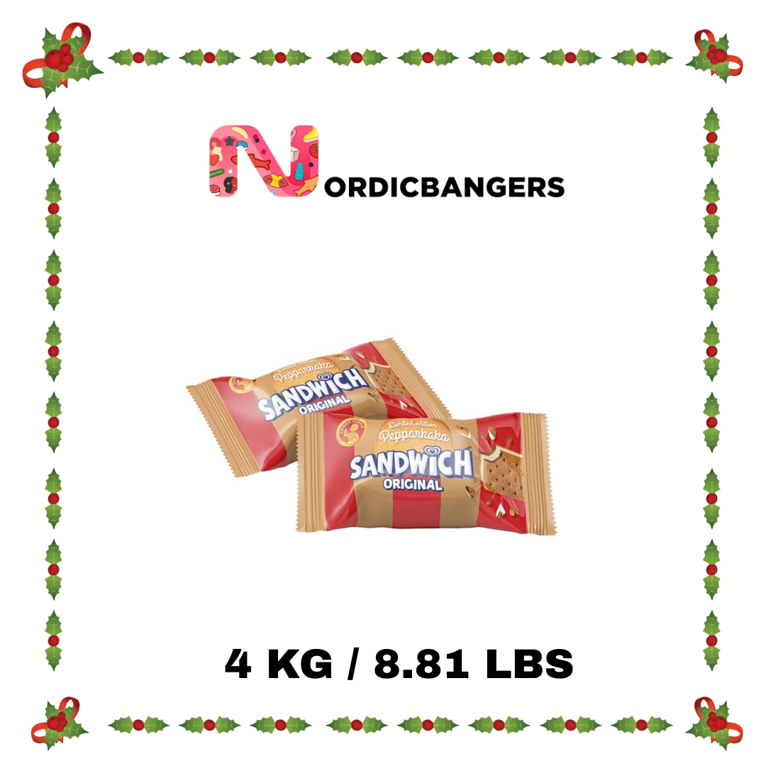 Swedish Christmas Candy - Sandwich Pepparkaka 2 kg - Nordicbangers