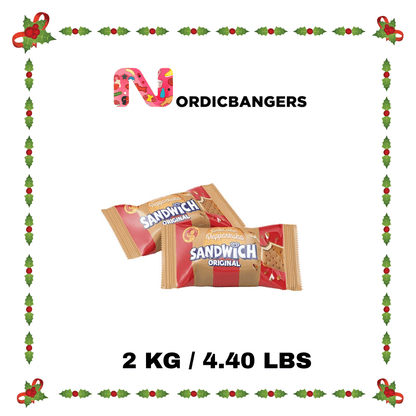 Swedish Christmas Candy - Sandwich Pepparkaka 2 kg - Nordicbangers