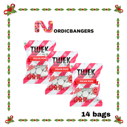 Swedish Christmas Candy - TWEEK Polka Pops - Nordicbangers