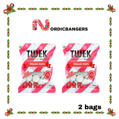 Swedish Christmas Candy - TWEEK Polka Pops - Nordicbangers