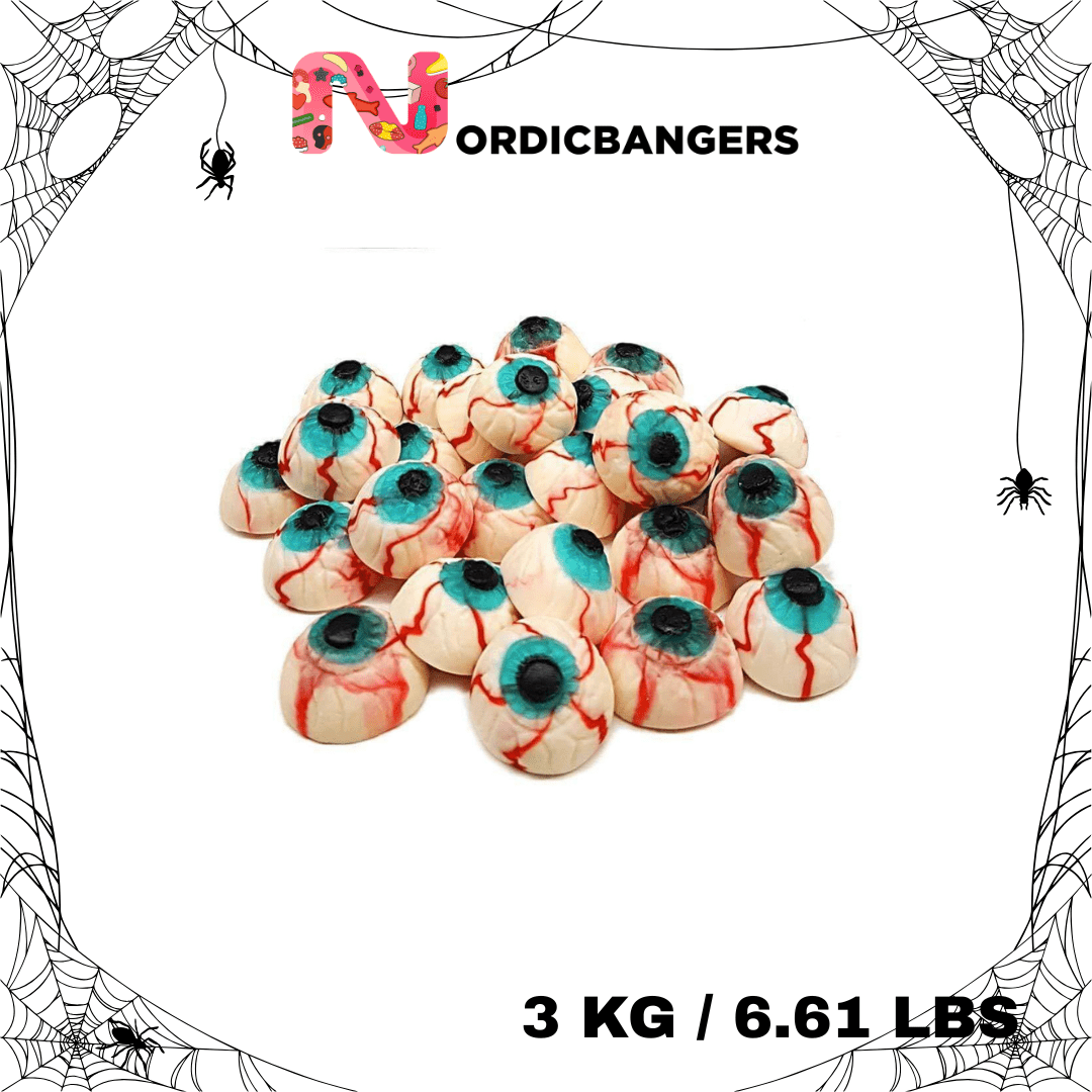 Swedish halloween candy - Bloody eyes - Nordicbangers
