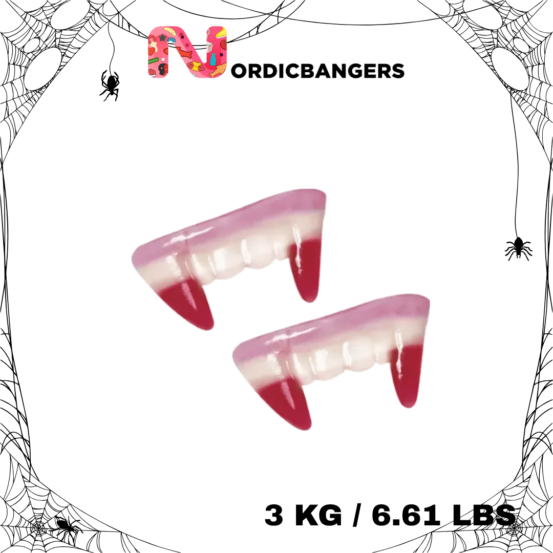 Swedish halloween candy - Dracula teeth - Nordicbangers