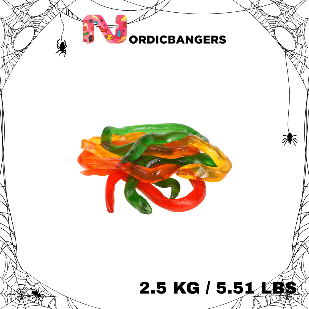 Swedish halloween candy - Giant snakes - Nordicbangers