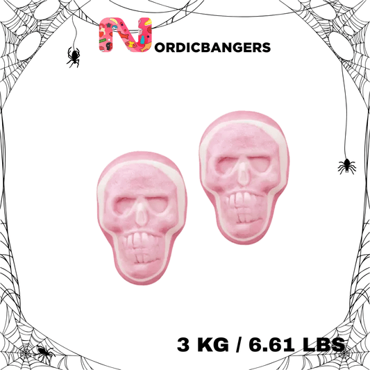 Swedish halloween candy - Jelly skulls - Nordicbangers