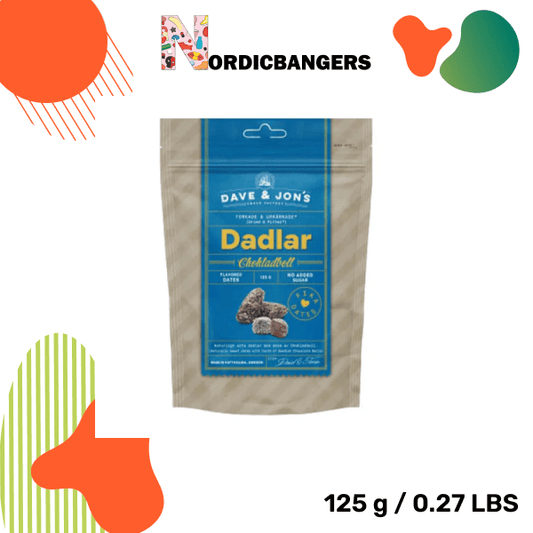 Swedish Snacks - Dave & Jon's Dates Chocolate Balls - Nordicbangers