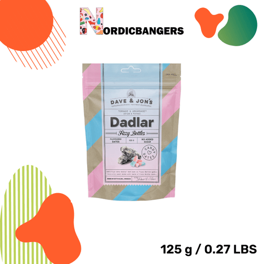 Swedish Snacks - Dave & Jon's Dates Fizzy Bottle - Nordicbangers