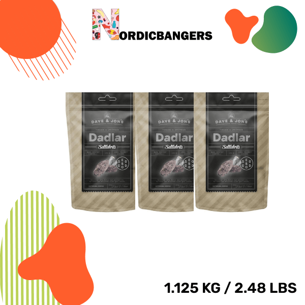 Swedish Snacks - Dave & Jon's Dates Salted Licorice - Nordicbangers