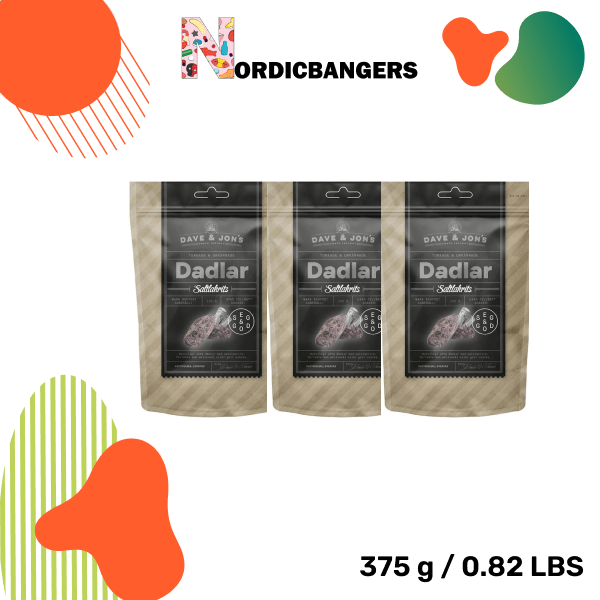 Swedish Snacks - Dave & Jon's Dates Salted Licorice - Nordicbangers