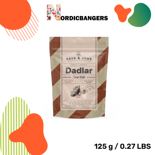 Swedish Snacks - Dave & Jon's Dates Sour Cola - Nordicbangers